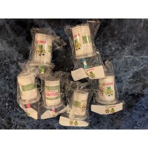 Sweet Frog Premium Frozen Yogurt Cups With Straws Set Of 6 Collectible